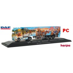 Daf XF 95 SSC  + semi-remorque frigorifique " "Herpa n° 7 - die Wikinger" - PC