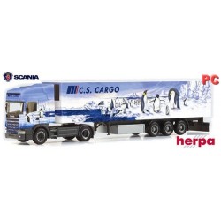 Scania 4er TL + semi-remorque frigorifique "CS Cargo" (TC) - PC