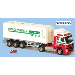 Volvo FH GL 02 + semi-remorque Porte container 30' "Van Den Bosch" (NL)