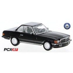 MB SL cabriolet avec hard top (R107 - 1985) noir - Gamme PCX 87