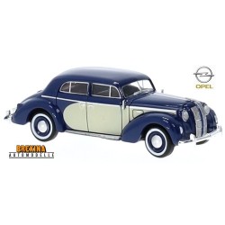 Opel Admiral berline (1938) bleu foncé & beige clair