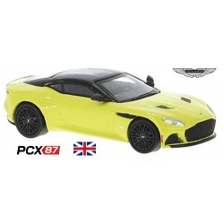 Aston Martin DBS Superleggera (2019) jaune à toit noir - Gamme PCX87