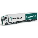 MAN TGX XXL camion + remorque Mega fourgon "Rutges Cargo"