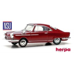 NSU Sportprinz coupé (1958) rouge vin
