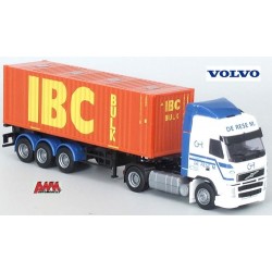 Volvo FH GL 02 + semi-remorque Porte container 30'  "IBC-Bulk / De Rses" (NL)