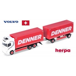 Volvo FH GL 13 camion + remorque fourgon "Sascha Berthold/Denner" (CH)