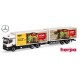 MB Actros Classicspace 2,3 camion + remorque frigorifique "Rewe"