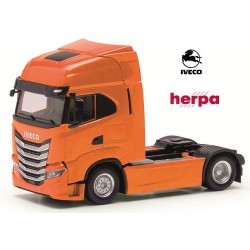 Iveco S-Way tracteur solo caréné orange vif