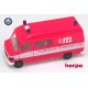 MB 207 D fourgon ambulance "Fw Frankfurt Am Main" (rouge fluo)