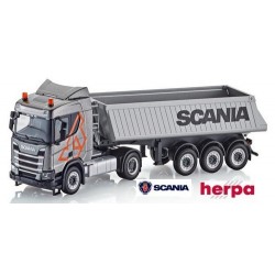 Scania CR ND XT + semi-remorque benne Schmitz - Promotionnel Scania