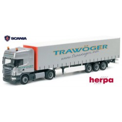 Scania r 04 TL + semi-remorque tautliner "Trawöger" (Austria)