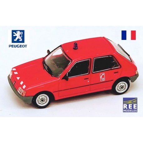 Peugeot 205 berline 5 portes (1983) "Sapeurs Pompiers"