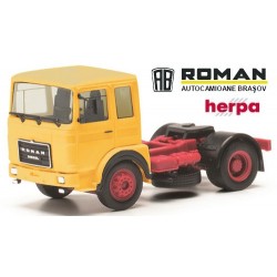 Roman Diesel Tracteur solo 4x2 jaune à toit blanc
