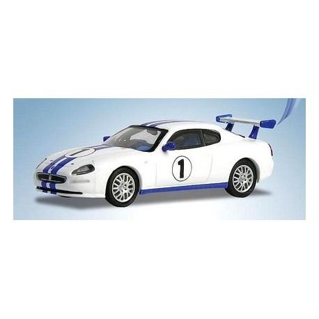 Maserati Trofeo blanche à bandes bleues (2002)
