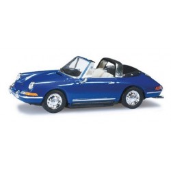 Porsche 911 Targa ouvert bleu métallisé
