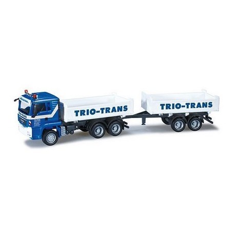 MAN TGS L camion + rqe benne "Trio-Trans"