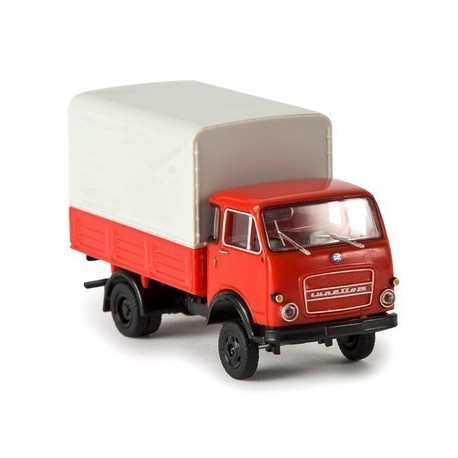 OM Lupetto camion bâché rouge 1962