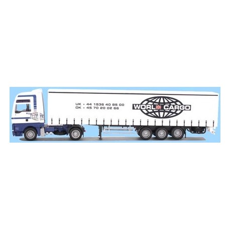 MAN TGA XXL + semi-rqe tautliner World Cargo (GB)