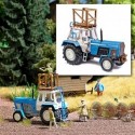 Tracteur agricole Fortschritt ZT 300 & nacelle de chasse