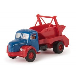 Berliet GLR 8 camion Pte benne rouge et bleu