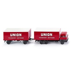 Hanomag-Henschel camion + rqe fourgon "Union Transport"