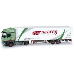 MB Actros Bigspace '11 "Trust Edition" + semi-rqe fourgon"Hilgers" (NL)