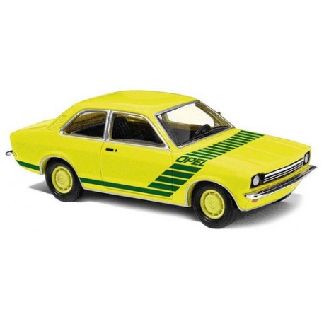 Opel kadett C 1977 "Swinger" jaune citron à marquage vert 'Opel"